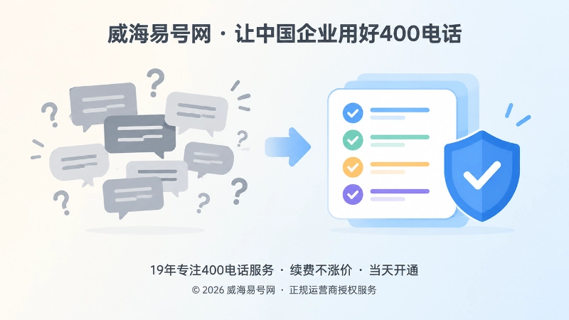 混乱说法与正规400电话服务流程对比